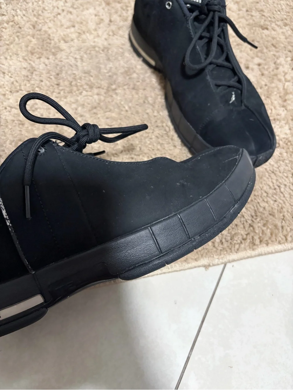 Nike air jordan team elite te 2 low  black on black sneakers men